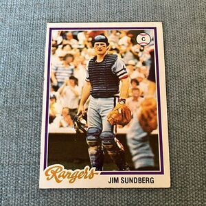 1978 Topps Texas Rangers Baseball Card Trading Card